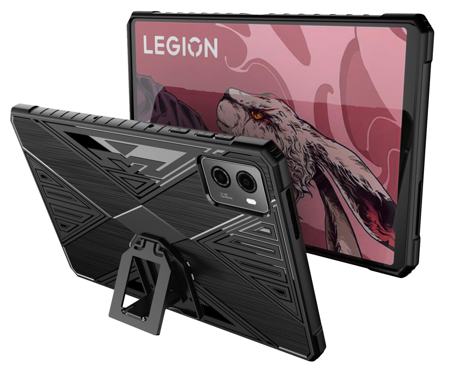 GIOPUEY Lenovo Legion Tab/Y700 2023 için kılıf, Yumuşak TPU arka